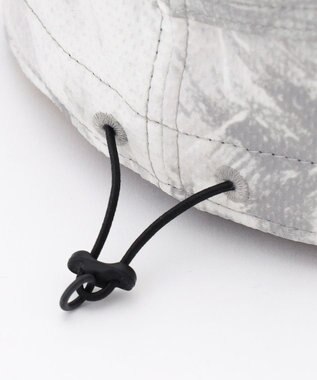 JOSEPH ABBOUD MOUNTAIN 【ECO撥水・軽量・パッカブル】エンボスストレッチプリント キャップ ライトグレー系5