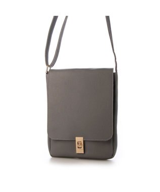 UNBILLION ペルケ perche / 7ポケットレザーポシェット ダークグレー