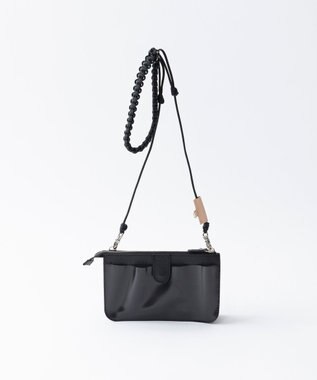 TRICOTE 【2WAY】PVC ミックス スマホ ポーチ / ショルダー 99BLACK
