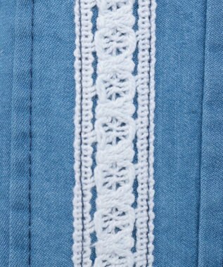 earth music&ecology セーラーカラーブラウス Medium Indigo