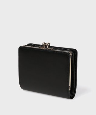 Paul Smith マーケトリースワールラビット がま口2つ折り財布 ブラック