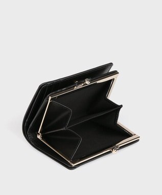 Paul Smith マーケトリースワールラビット がま口2つ折り財布 ブラック