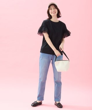 ANY ソロナチュールスリーブプルオーバー ブラック