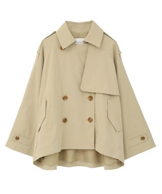 AMERICAN HOLIC 【先行予約】ショートトレンチコート Beige