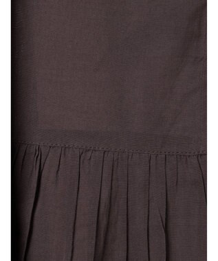 CRAFT STANDARD BOUTIQUE インド綿パフスリーブギャザーワンピース Purple