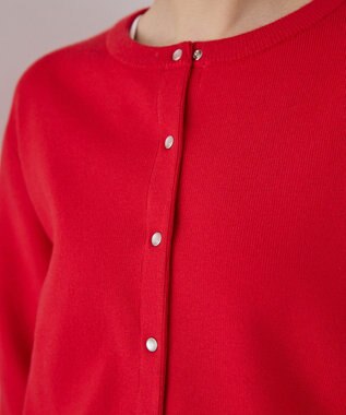 AMERICAN HOLIC バイパチクルーネックニットカーディガン Red