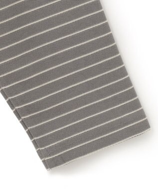 J.PRESS YORK STREET 【UNISEX】リップルボーダー Tシャツ グレー系1