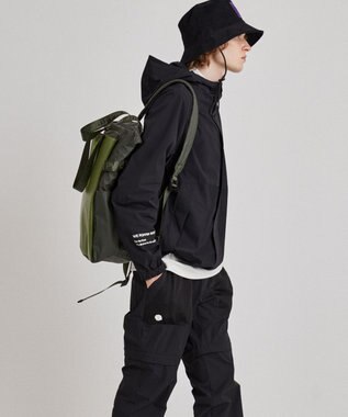 PW CIRCULUS 【撥水加工/軽量/ストレッチ】【MEN】メッシュコンビブルゾン ブラック系