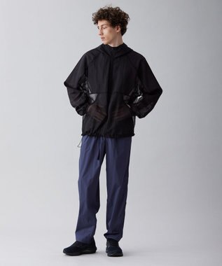 UNFILO MENS LIGHT MOVE ワイドパンツ ネイビー