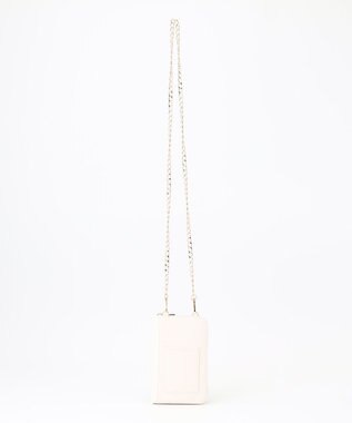 LA BAGAGERIE 【インスタグラマー chiyoさん×LA BAGAGERIE】チェーンスマホショルダー ホワイト