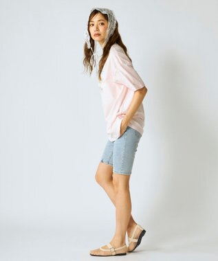 OP／FILA 【Ocean Pacific】フォトプリントTシャツ ピンク