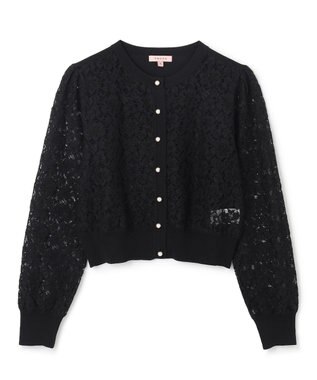 TOCCA 【洗える！】GENIUS OF LACE カーディガン ブラック系