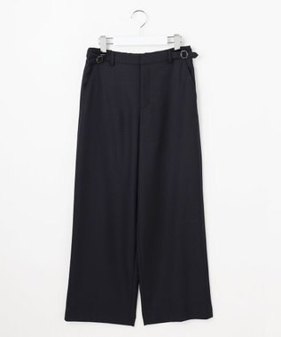 J.PRESS LADIES L モナベールツイル ワイド パンツ ネイビー系