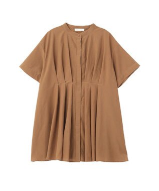 Green Parks 【WEB限定】ウエストタックシャツチュニックⅢ Camel