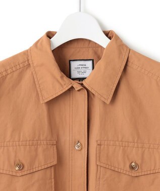 J.PRESS YORK STREET 【WOMEN】ミリタリーシャツジャケット オレンジ系
