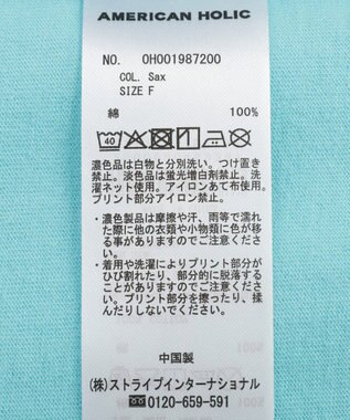 AMERICAN HOLIC 【PENNEY'S】アソートロゴTシャツ Sax
