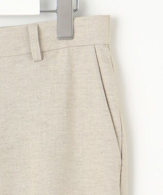 自由区 L 【接触冷感・UVカット・吸水速乾・洗える】シェルタリングテーパード パンツ ベージュ