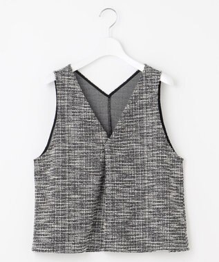 J.PRESS LADIES S ラメツイード ビスチェ ブラック系5