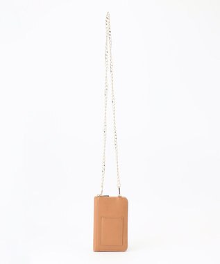 LA BAGAGERIE 【インスタグラマー chiyoさん×LA BAGAGERIE】チェーンスマホショルダー キャメル