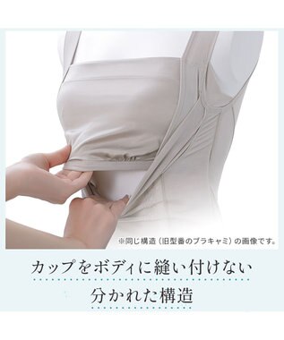 BRADELIS New York 【BRADELIS NewYork peace】　楽なのにバストアップブラ グレージュ