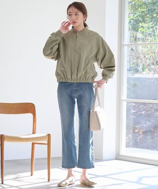 ANY 【洗濯機可能】ＭＡー１ブルゾン カーキ