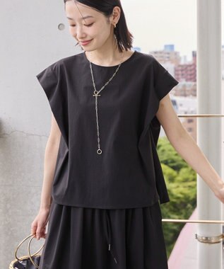 AMERICAN HOLIC 【多機能】タックトップス＋ギャザースカート Black