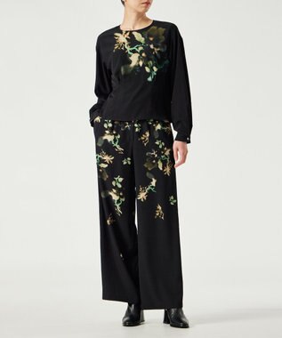 Paul Smith Lens Blur Botanical ブラウス ブラック