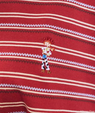 earth music&ecology 【予約】レトロボーダーTシャツ/TOY STORY レッド