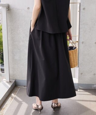 AMERICAN HOLIC 【多機能】タックトップス＋ギャザースカート Black