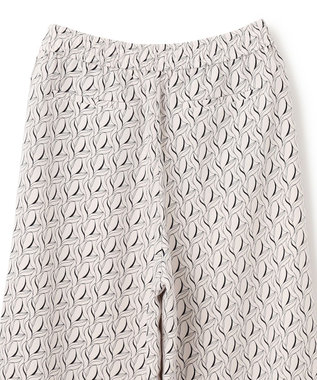 UNFILO プリントイージーパンツ エクリュ