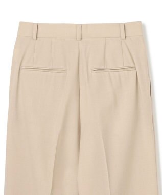 BEIGE， 【GISELe 6月号掲載】OREGANO / サマーウールタックワイドパンツ Taupe