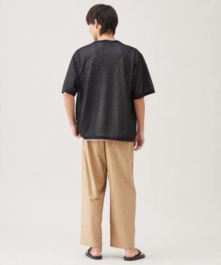 UNFILO MENS シアーニット【ギフトにもおすすめ】 ブラック