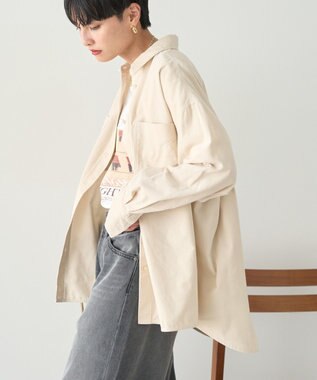 AMERICAN HOLIC Ｗポケットコーデュロイシャツ Ivory