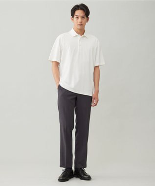 UNFILO MENS 【メンズノンノWEB掲載】快適さらさら冷感POLO【男女兼用】 ホワイト