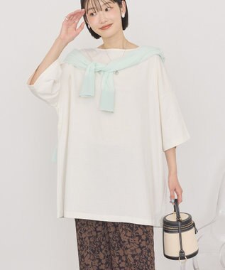 AMERICAN HOLIC 【2WAY】バックタックチュニック Off White