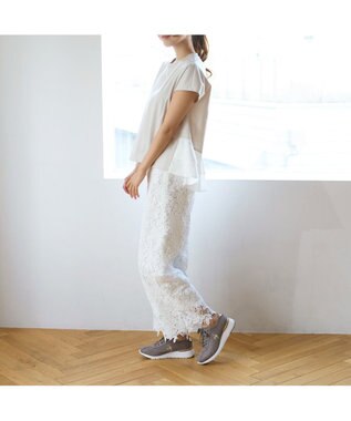 Riz raffinee 【le coq sportif×Riz raffinee】ヒールアップ厚底スニーカー オーク