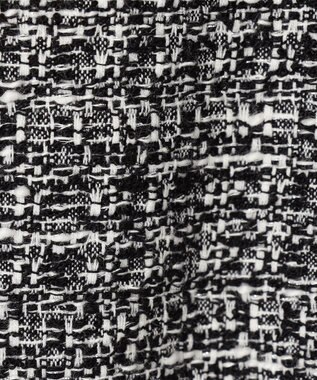 23区 【セットアップ対応】シャインツイードストレッチ スカート ブラックミックス