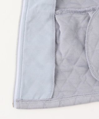 組曲 KIDS 【90-100㎝】ハートキルトジャガード アウター サックスブルー系