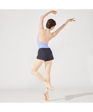 Chacott ロングスリーブレオタード スカイブルー