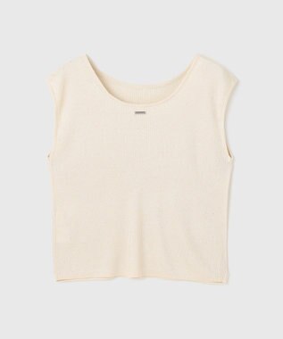 GRACE CONTINENTAL スパンコールリブトップ キナリ