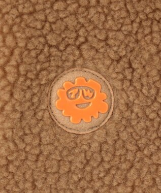 PW CIRCULUS 【MEN】【撥水/防風】ボア ハーフジップ フーデッド プルオーバー ベージュ系