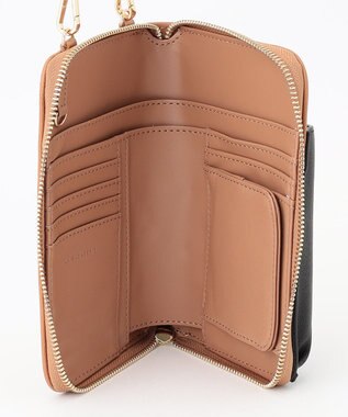 LA BAGAGERIE 【インスタグラマー chiyoさん×LA BAGAGERIE】チェーンスマホショルダー キャメル