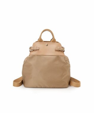 TOPKAPI 【Breath TOPKAPI】RIPPLE リプル ナイロン コンビ ベルト デザイン 3way リュック / バッグパック ベージュ