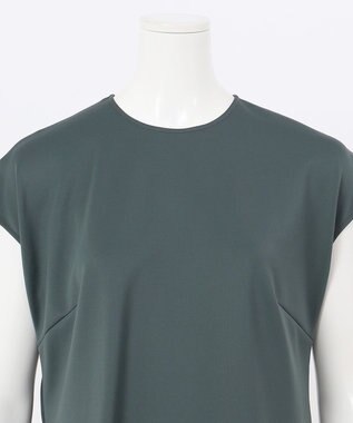 23区 【エステータ】スキューバ フレンチスリーブ ワンピース グレー系