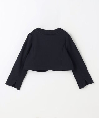 組曲 KIDS 【110-140㎝】ノーカラー ジャケット ネイビー