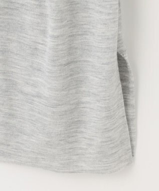 自由区 L 【洗える】CARIAGGI スーパーエクストラファインメリノ ニットカーディガン ライトグレー系