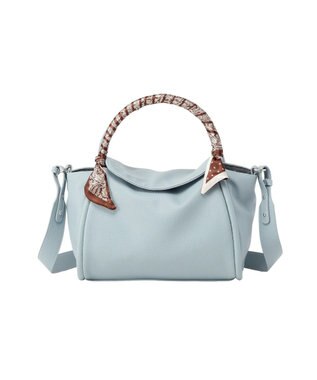 Green Parks ３ＳＥＴスカーフ付コードハンドルバッグｉｎポーチ Blue