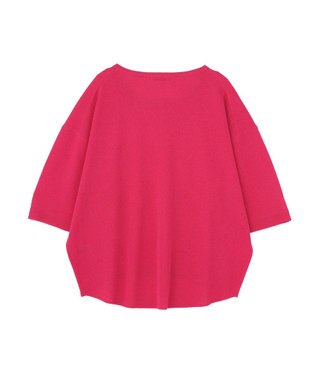 Green Parks 七分袖機能ニットプルオーバー Pink