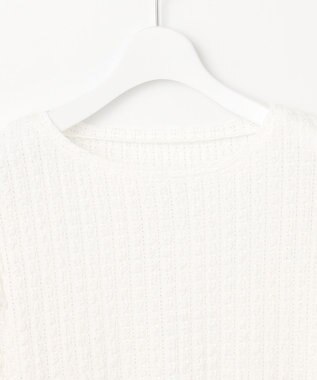 Feroux 【洗える】パワショル トップス ホワイト系