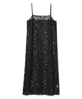 UNFILO レース キャミワンピース ブラック